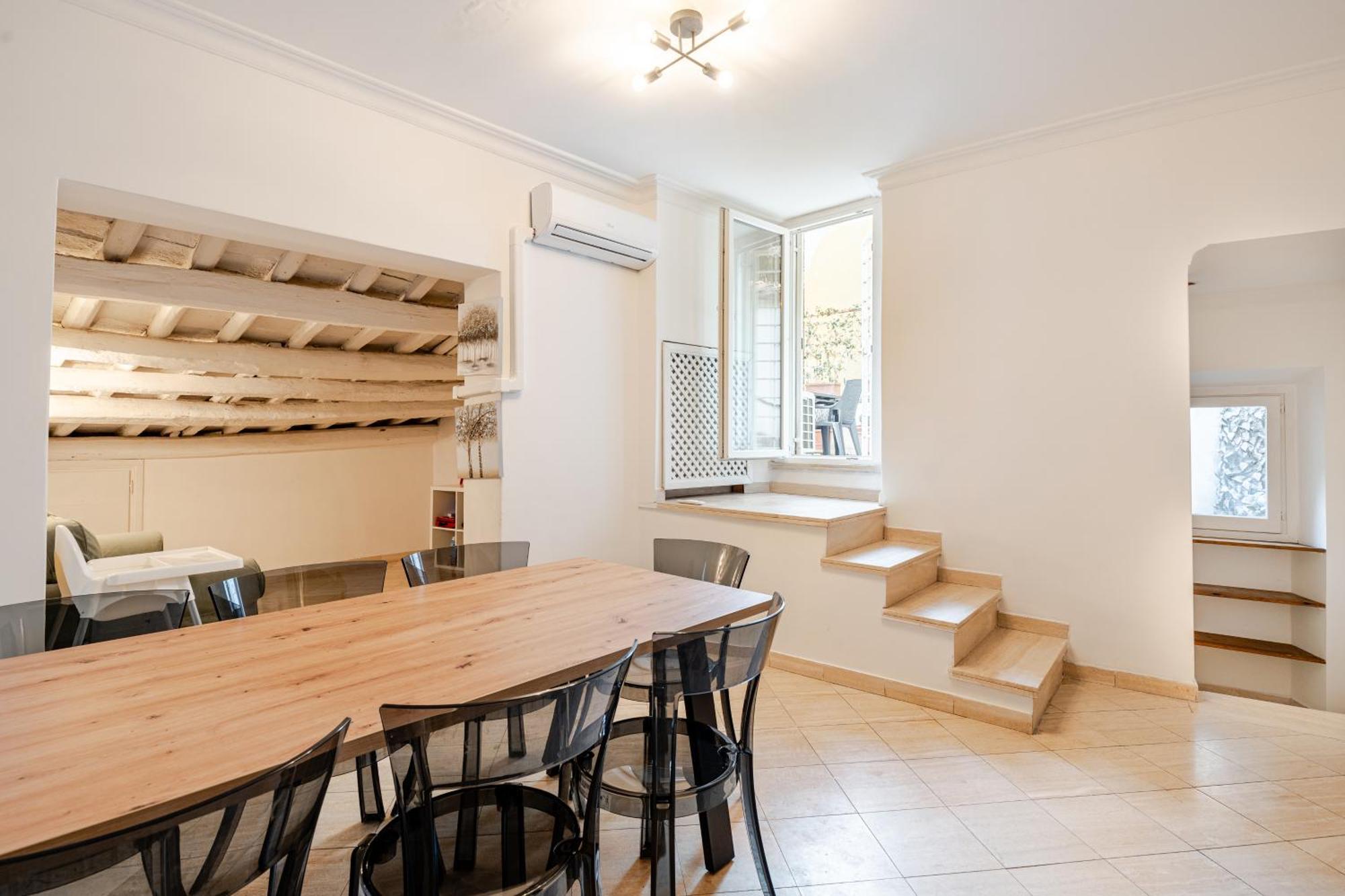 Apartamento Casa Storica 4bdr Con Terrazza A Campo De Fiori Roma